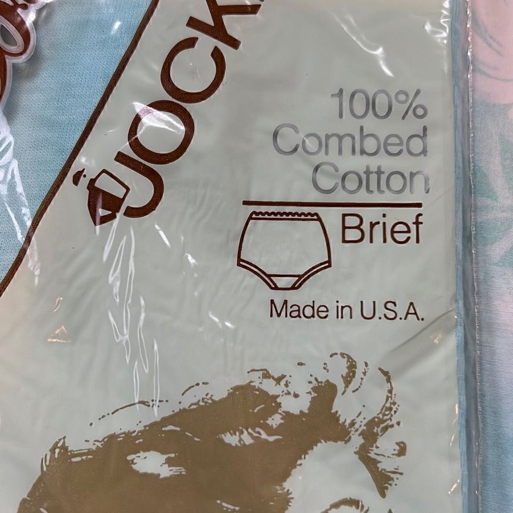 Vintage Jockey for Her Cotton Brief NIP *1 PAIR* Size 6 - Picture 2 of 7